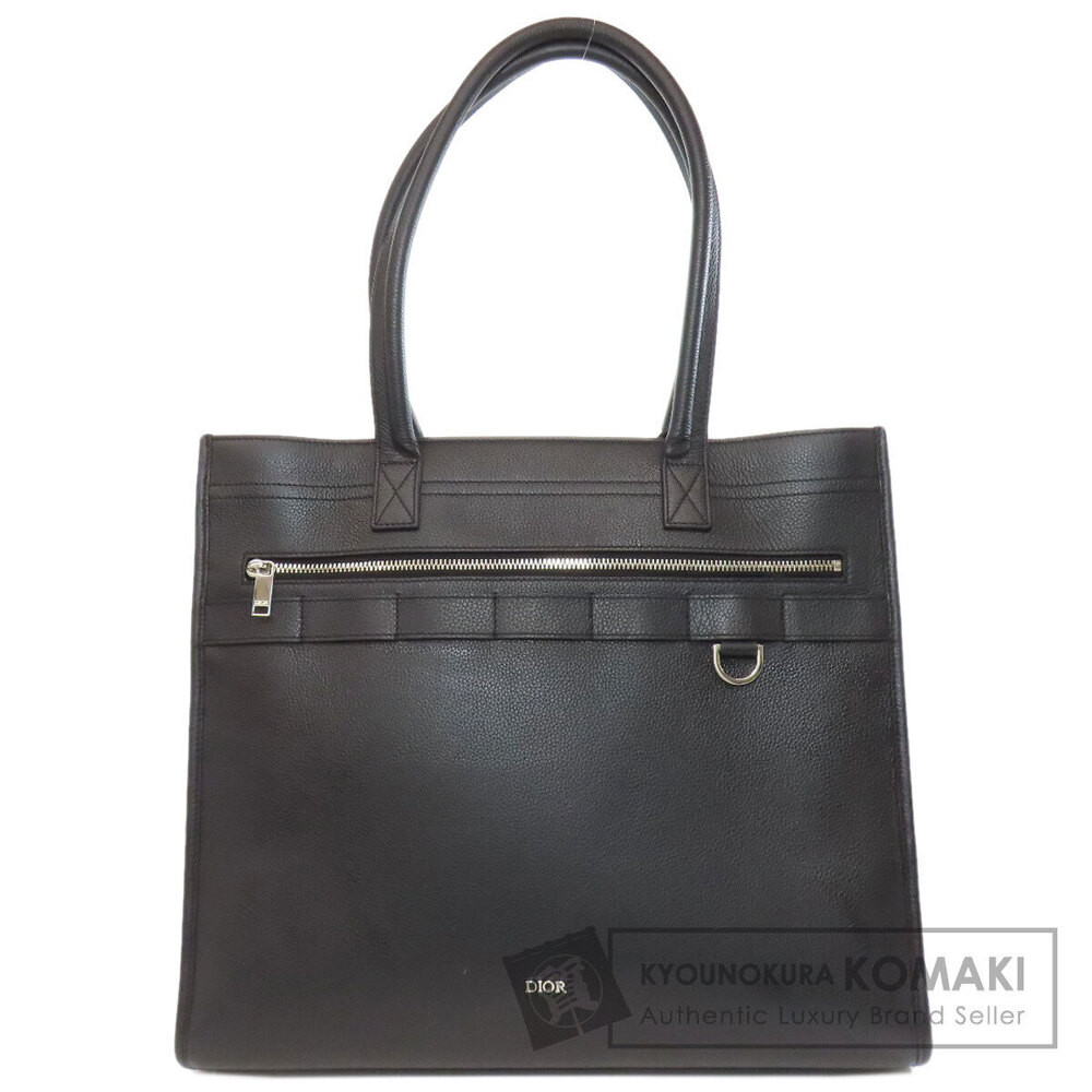 Christian Dior Logo Tote Bag Calfskin